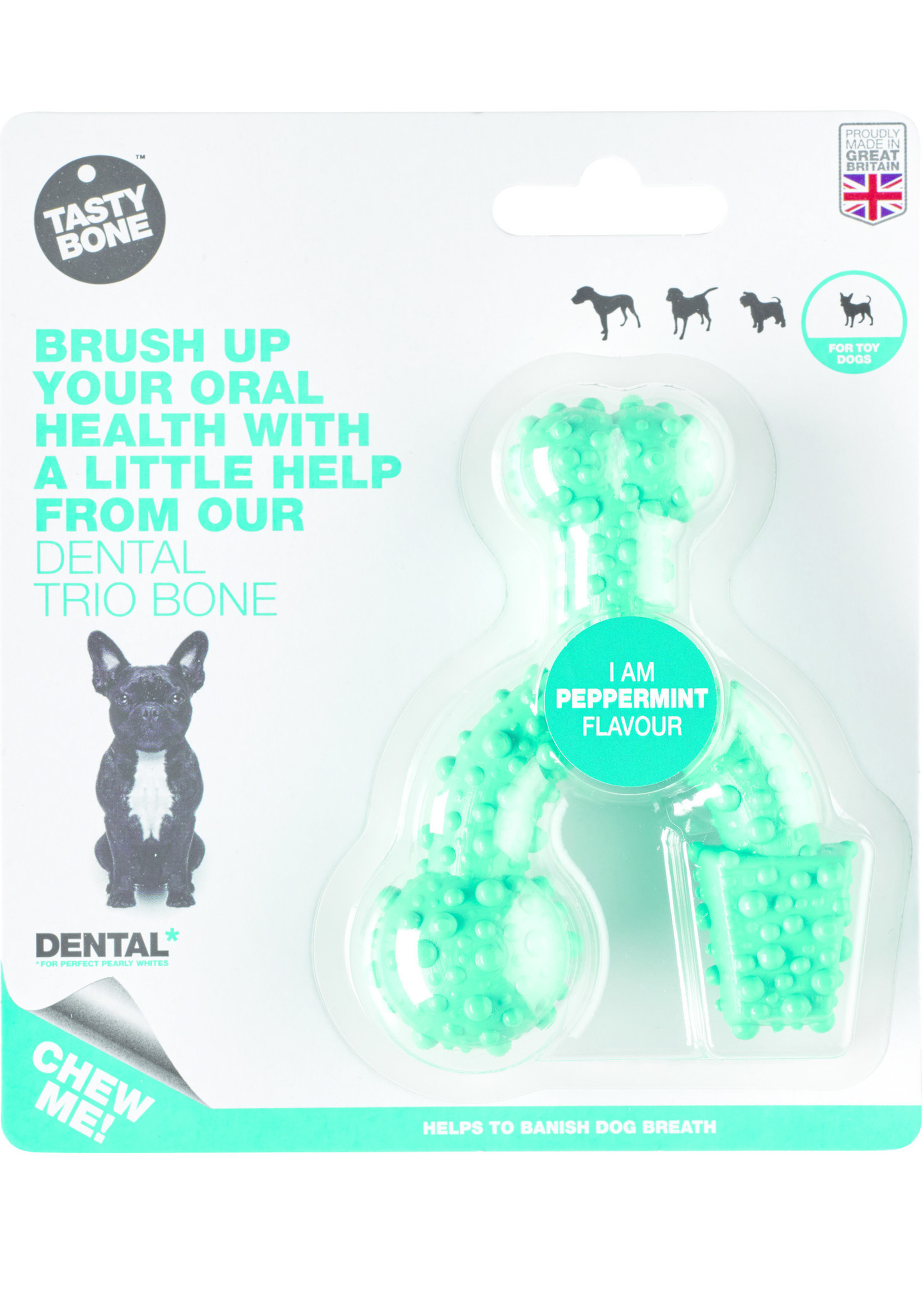 Tasty Bone Dental Trio Bone - Peppermint