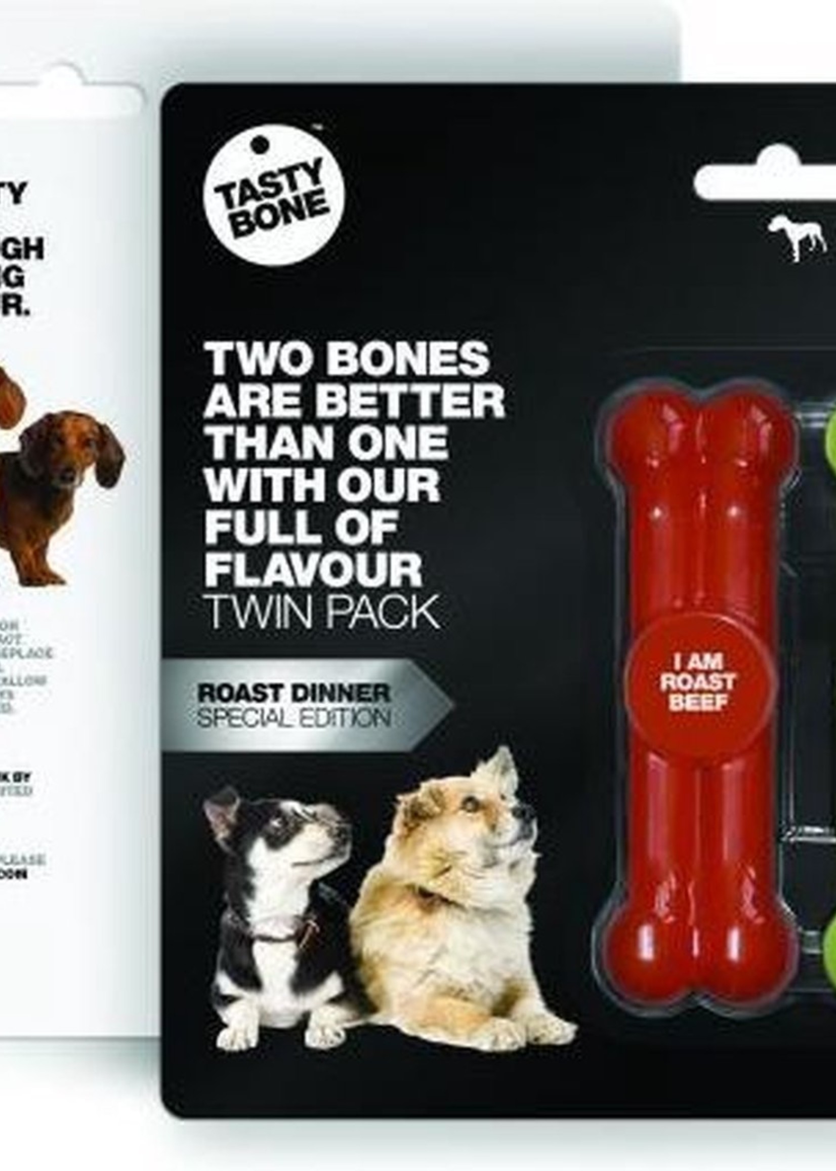Tasty Bone Small Twinpack Roast Dinner - Roast Beef + Apple Pie