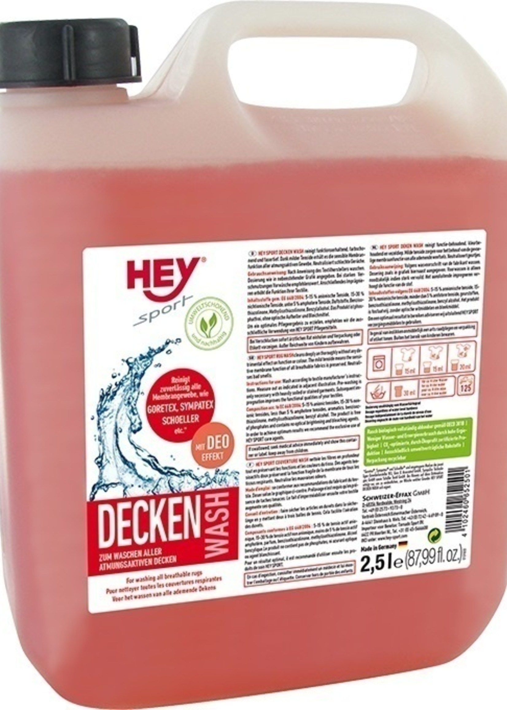 Effax HEY SPORT Deken Wash  2.5 l