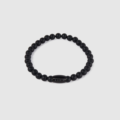 Robin collection Istanbul Bracelet - Nature Stone Black Agate
