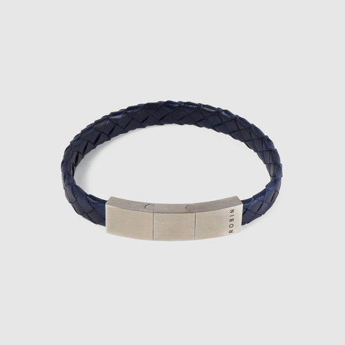 Robin collection Rio Bracelet - Brushed Steel Blue