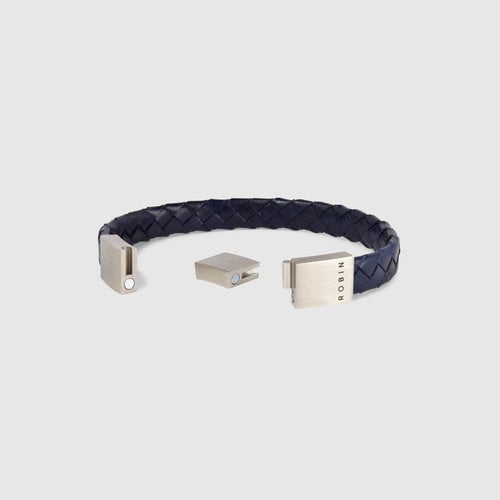 Robin collection Rio Bracelet - Brushed Steel Blue