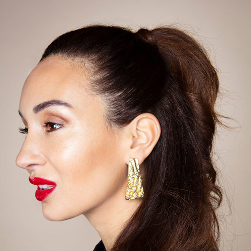 Bouchra collection Vintage Gold Earrings