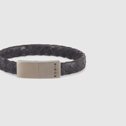 Robin collection Rio Bracelet - Brushed Steel Grey