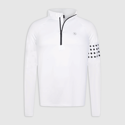 Padel BY VP Padel Shirt Turtle Zip White