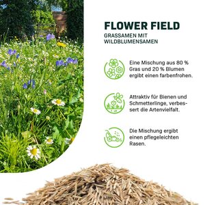 MRS Seeds & Mixtures Flower Field - Grassamen mit Wildblumensamen