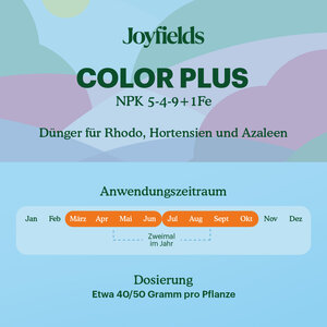 Joyfields Color Plus – Dünger für Rhodo, Hortensien und Azaleen