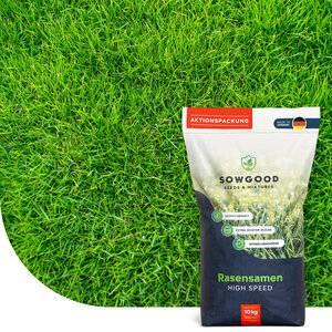 Sowgood Rasensamen schnellkeimend 10 kg - 500 m²