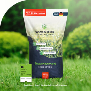 Sowgood Rasensamen Sport und Spiel 10 kg - 500 m²