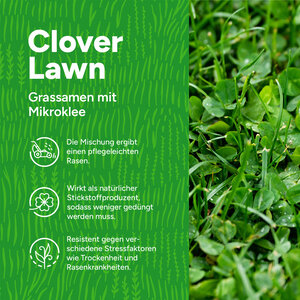 MRS Seeds & Mixtures Clover Lawn - Grassamen mit Mikroklee