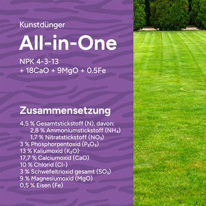 MRS Seeds & Mixtures All-In-One - Rasendünger mit Kalk | 20KG-500m2