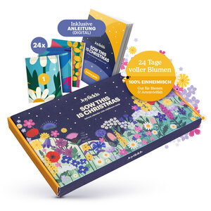 Joyfields Blumensamen-Adventskalender - Sow this is Christmas
