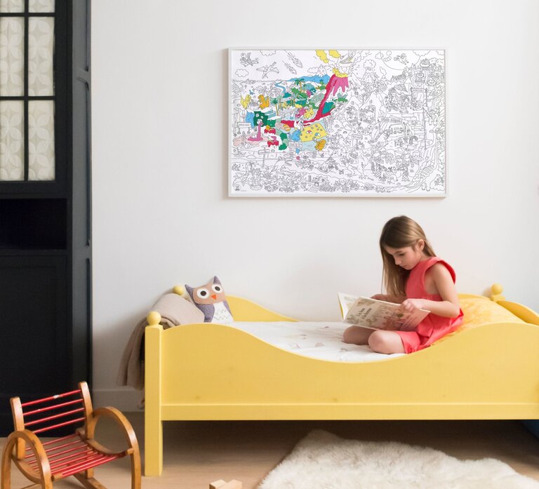 OMY Giant Coloring Poster - Dino's 100 x 70