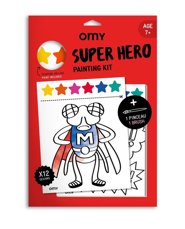 OMY PAINT KIT  - Super hero