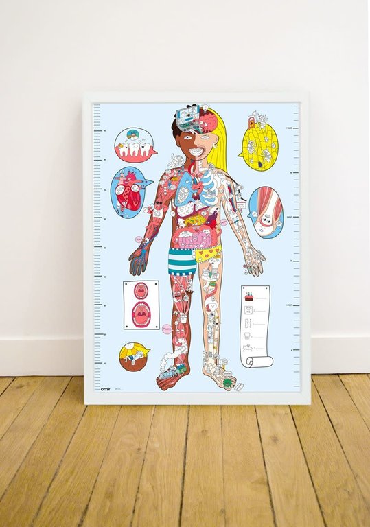 OMY POSTER AND STICKERS - MY BODY