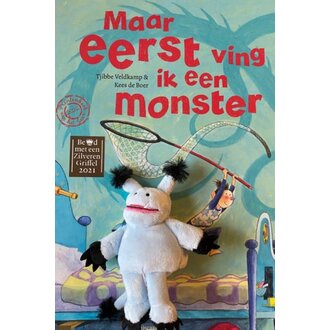 Maar eerst ving ik een monster (met vingerpopje)