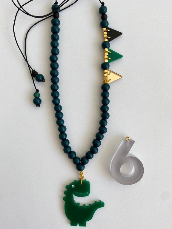 By Melo By Melo Verjaardagsketting grijs