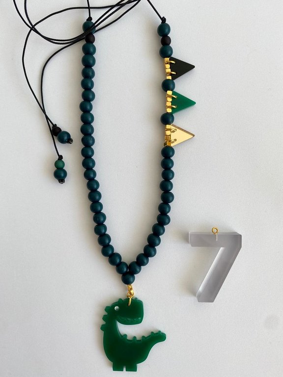 By Melo By Melo Verjaardagsketting grijs