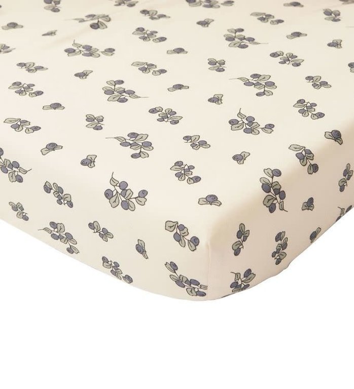 Hoeslaken peuterbed Blueberry - 70 x 160 cm - Blueberry print / Junior