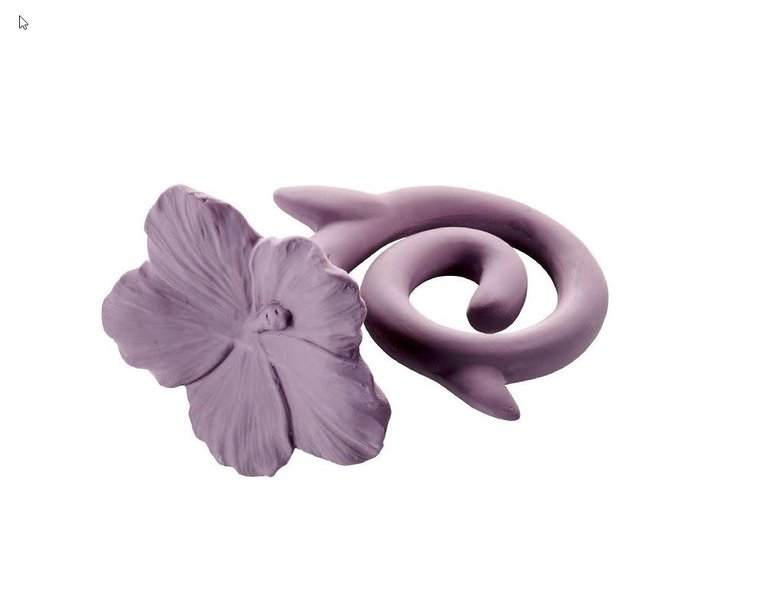 Hawaii Flower Teether - Purple