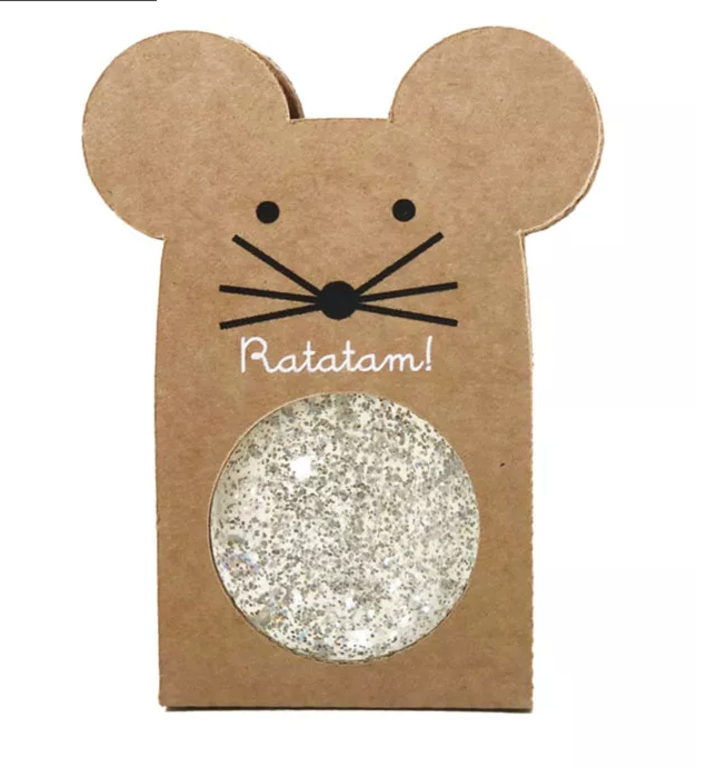 Glitter muis stuiterbal