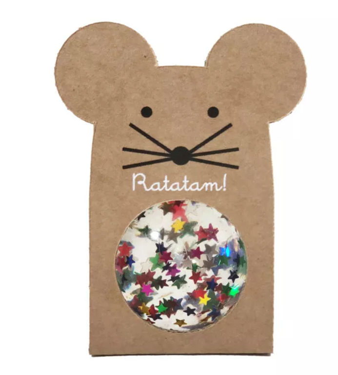 Ratatam! Glitter muis stuiterbal