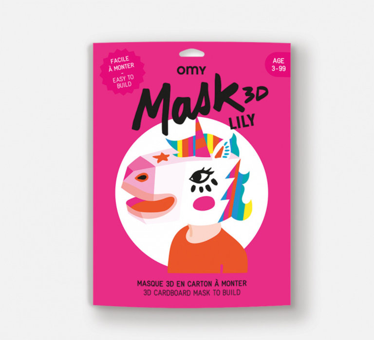 OMY 3D Mask - unicorn