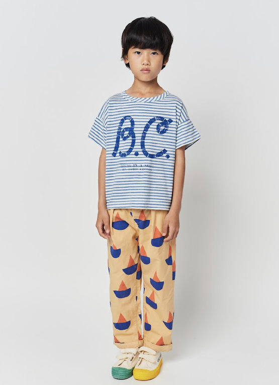 Bobo Choses Blue stripes T-shirt