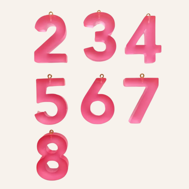 By Melo By Melo Verjaardagscijfers - Roze