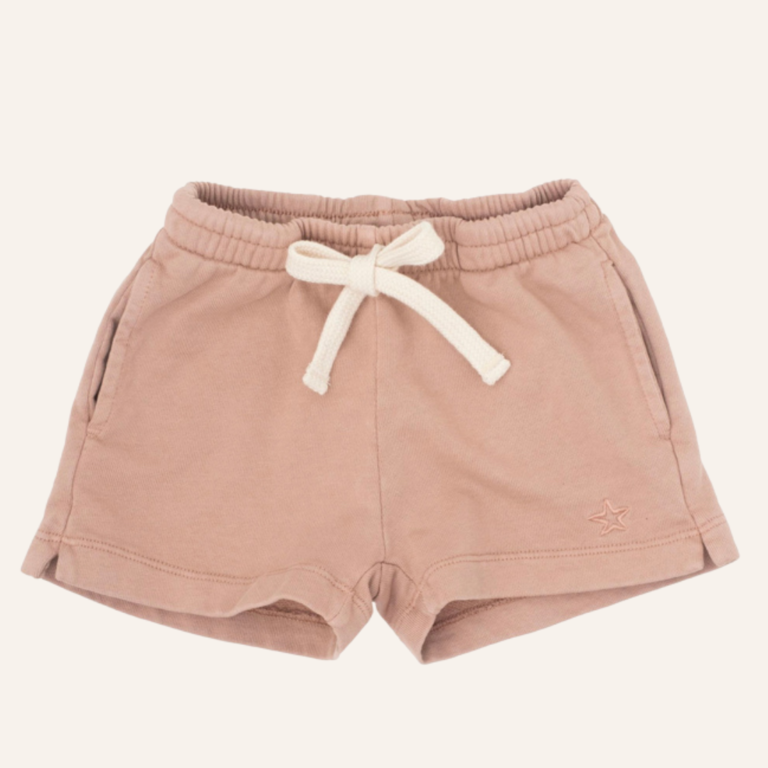 Tocoto Vintage Colors fleece kid short - Brown