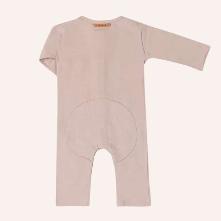 Nixnut Nixnut Butt onesie - Old pink