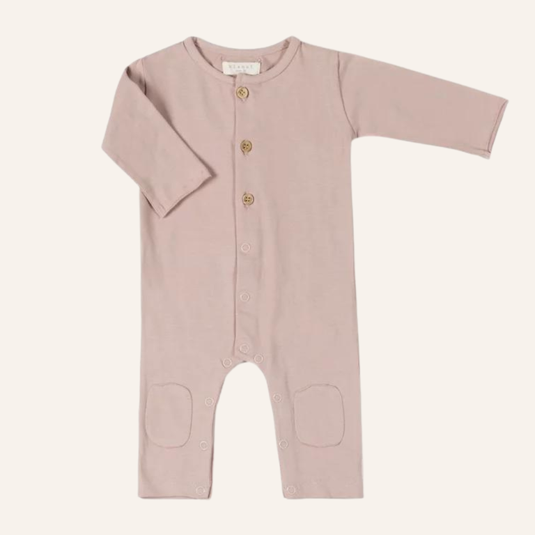 Nixnut Butt onesie - Old pink