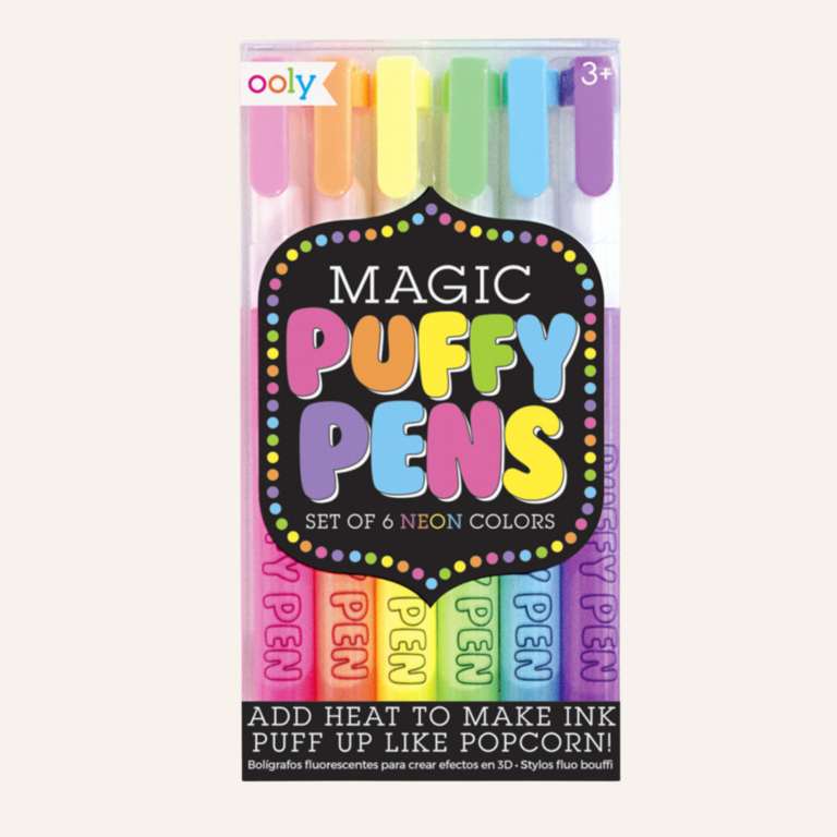 OOLY Magic neon puffy pens