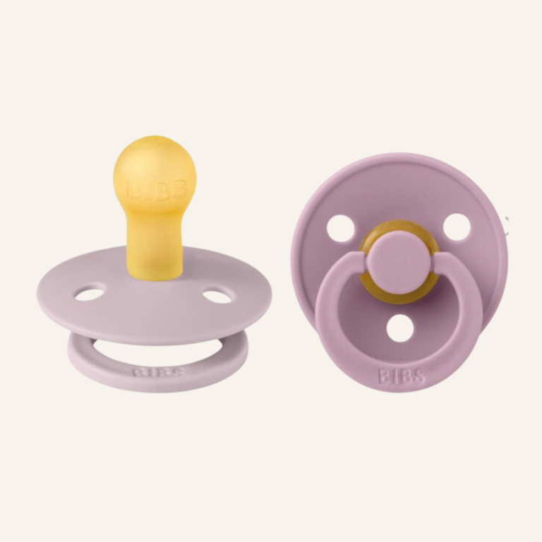 Bibs Colour 2-pack maat 1 Dusky lilac/Heather fopspeen