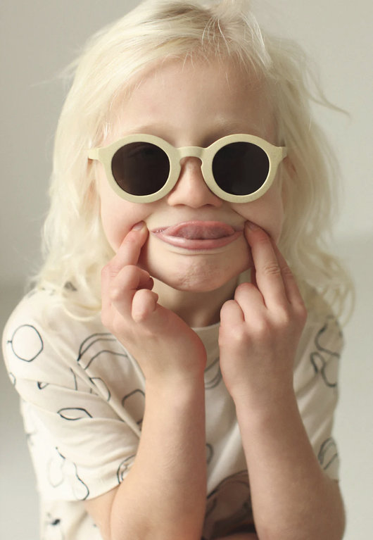 Zonnebril Cream - Lemon