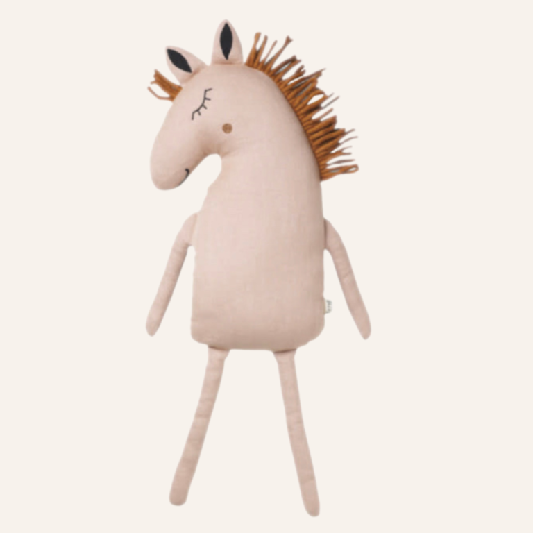 Ferm Living Horse Cushion - Dusty Rose