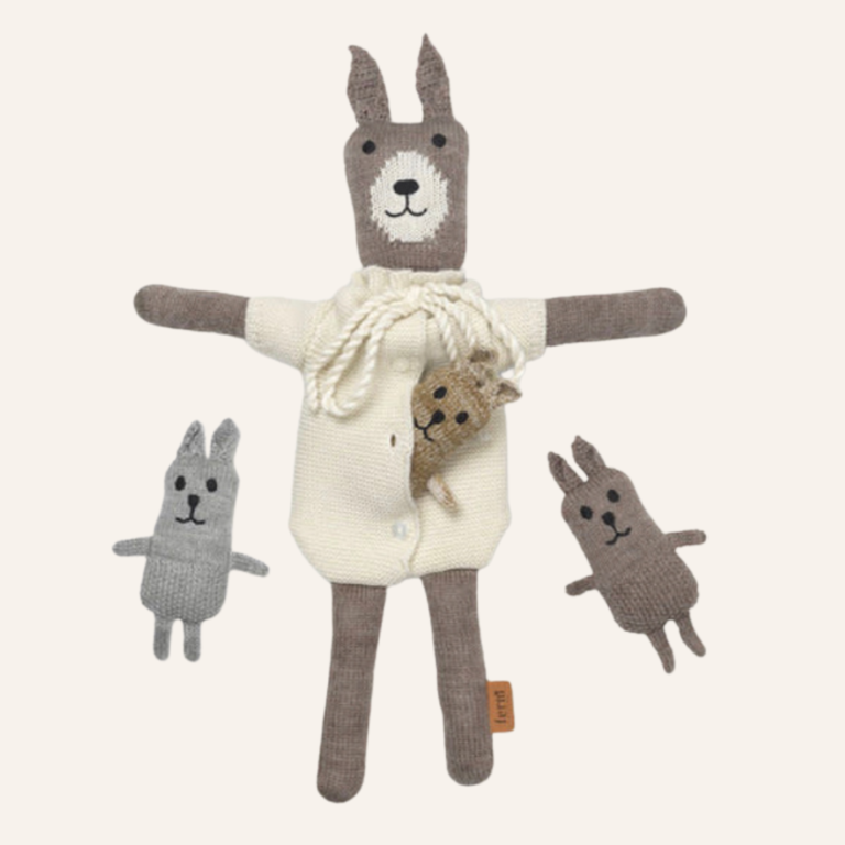 Ferm Living Lee Merino Rabbit Family