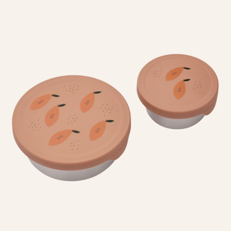 Liewood Fiby snack box set Papaya Bende van Geluk