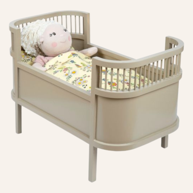 Smallstuff Rosaline Doll bed - sandy