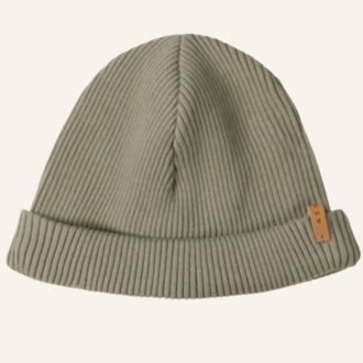 Nixnut Rib beanie - Wild green