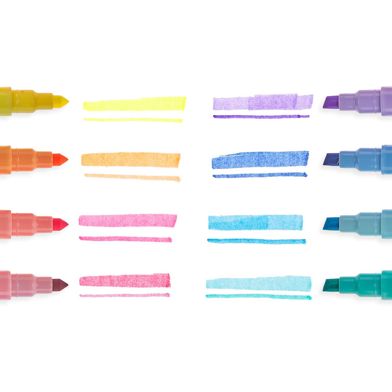 OOLY Pastel Liners Double Ended Markers