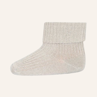 MP Denmark Ida glitter socks - Ecru