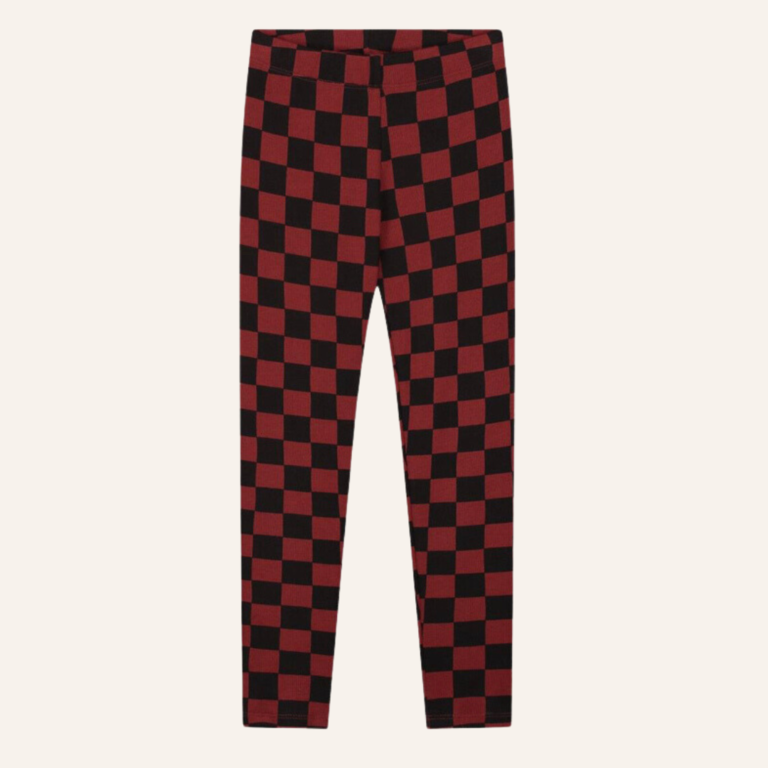 Daily Brat Cheery checked pants - Brown