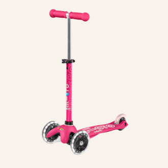 Micro Step Mini micro step Deluxe led - Roze Micro Step Mini micro step Deluxe led - Roze