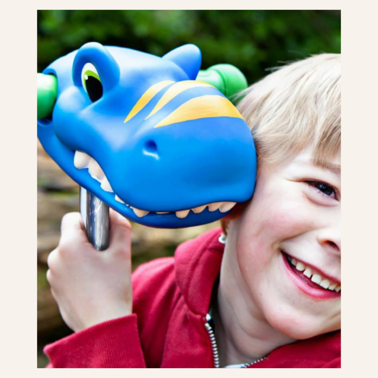 Micro Step Scootaheadz - Dino blauw