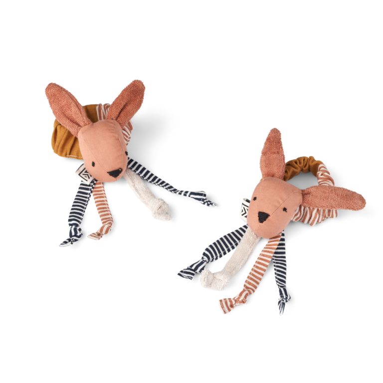 Liewood Willy Rattles 2-pack - Tuscany Rose