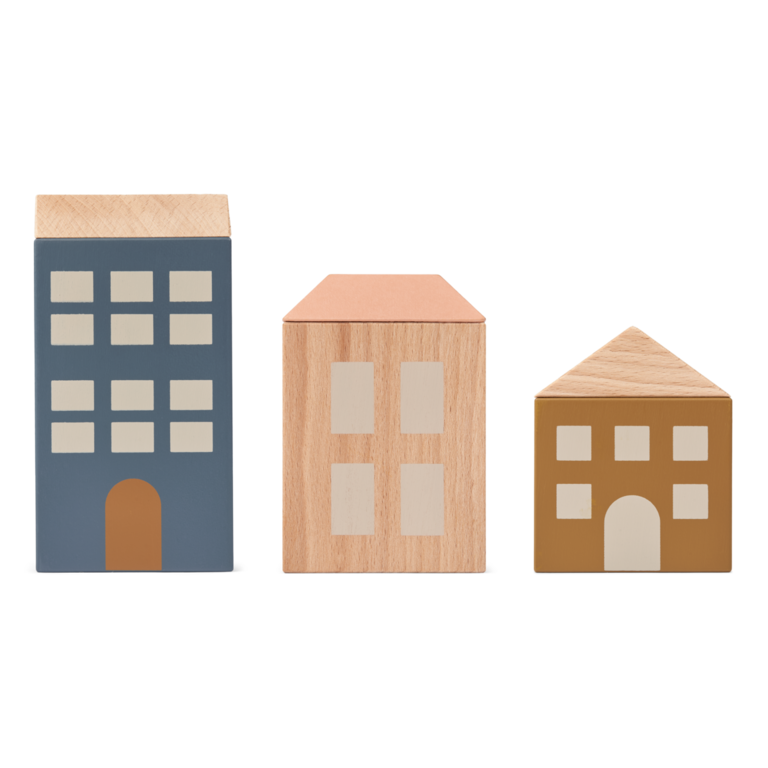 Liewood Village Houses 3-Pack - Tuscany Rose Multi Mix