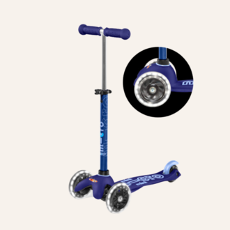 Micro Step Mini micro step Deluxe led - Blauw