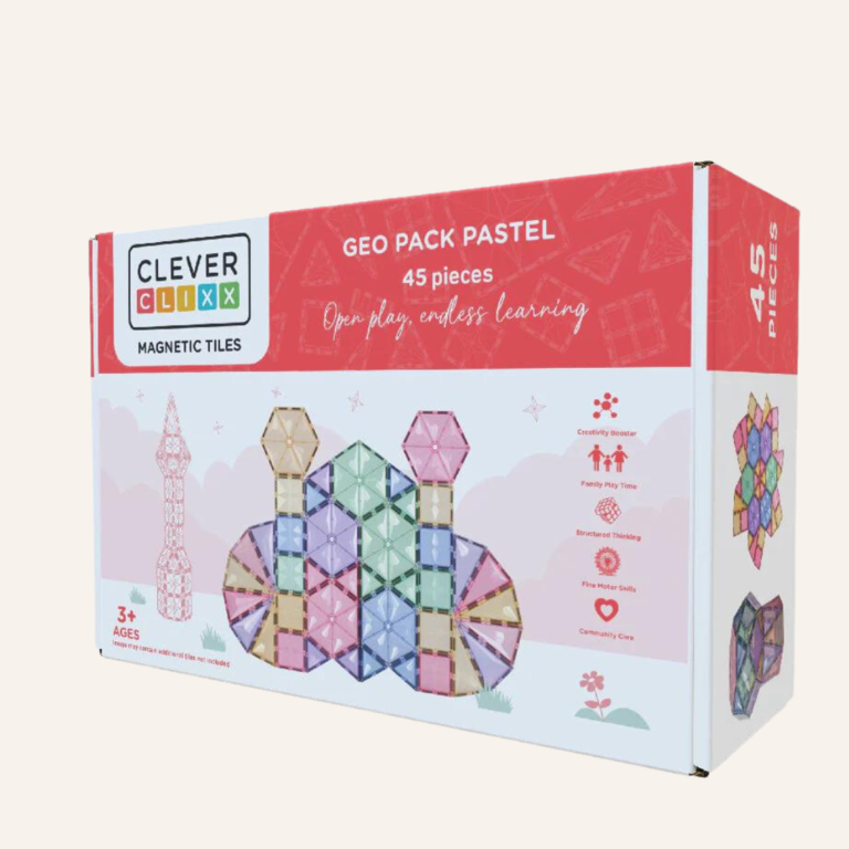 Cleverclixx Geo pack pastel - 45 pieces