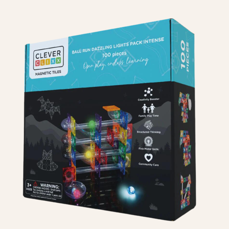 Cleverclixx Ball run dazzling lights pack intense - 100 pieces